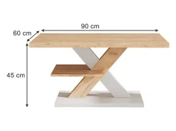 Mesa De Centro*Vicco Couchtisch 90x60x45 arivo Branco