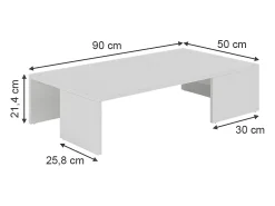 Vicco Couchtisch 90x50x21.4 hardi^ Mesa De Centro