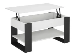 Vicco Couchtisch branco/antracite 92x51x47 lifto^ Mesa De Centro