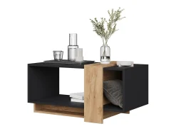 Mesa De Centro*Vicco Couchtisch carvalho antracite/goldkraft 91.8x49x45 aven Cinza antracite