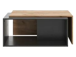 Vicco Couchtisch carvalho antracite/goldkraft 90x48x40 paul Cinza antracite