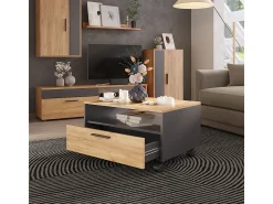 Best Vicco Couchtisch carvalho antracite/goldkraft 70x52.4x40 bibo Cinza antracite