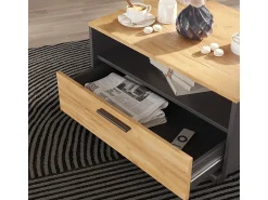 Best Vicco Couchtisch carvalho antracite/goldkraft 70x52.4x40 bibo Cinza antracite