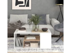 Vicco Couchtisch carvalho branco/dourado 110x59x47 edgar^ Mesa De Centro