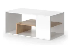 Vicco Couchtisch carvalho branco/dourado 110x59x47 edgar^ Mesa De Centro