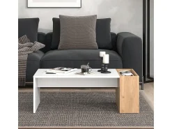 Vicco Couchtisch carvalho branco/dourado 95x49.4x34 chris^ Mesa De Centro