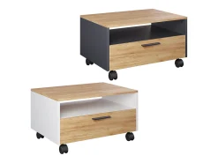 Hot Vicco Couchtisch carvalho branco/dourado 70x52.4x40 bibo Natural escuro