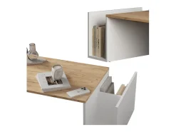 Sale Vicco Couchtisch carvalho goldkraft/branco 100x50x32.9 avento Natural escuro