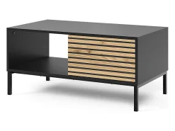 Outlet Vicco Couchtisch carvalho goldkraft/antracite 90x50x45 eliza Natural escuro