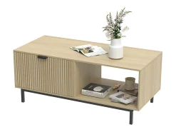 Mesa De Centro|Vicco Couchtisch carvalho 110x50x45 lennox Natural claro
