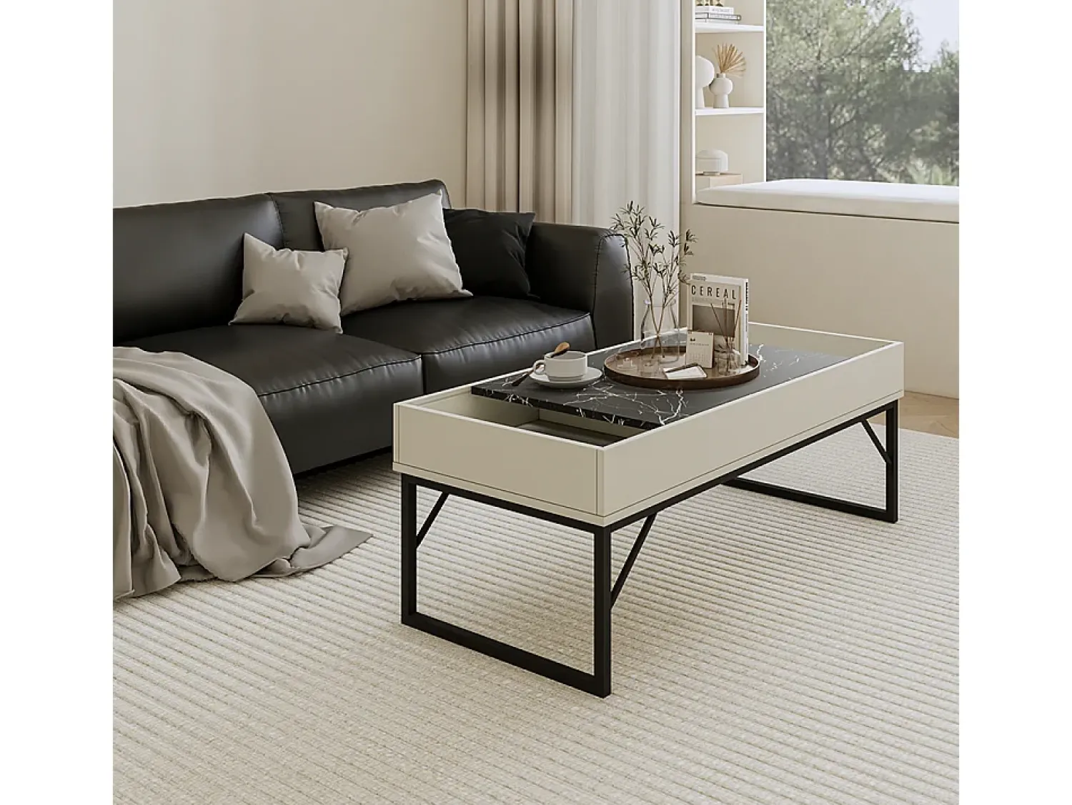 Vicco Couchtisch 105x50x40 lunero^ Mesa De Centro