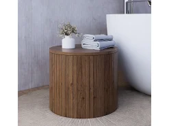 Mesa De Centro|Vicco Couchtisch noz 38x38x32 tavilo Natural escuro