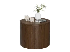 Mesa De Centro|Vicco Couchtisch noz 38x38x32 tavilo Natural escuro