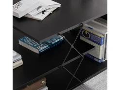 Mesa De Centro|Vicco Couchtisch 100x50x40.5 nario Preto