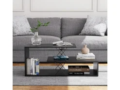 Mesa De Centro|Vicco Couchtisch 100x50x40.5 nario Preto