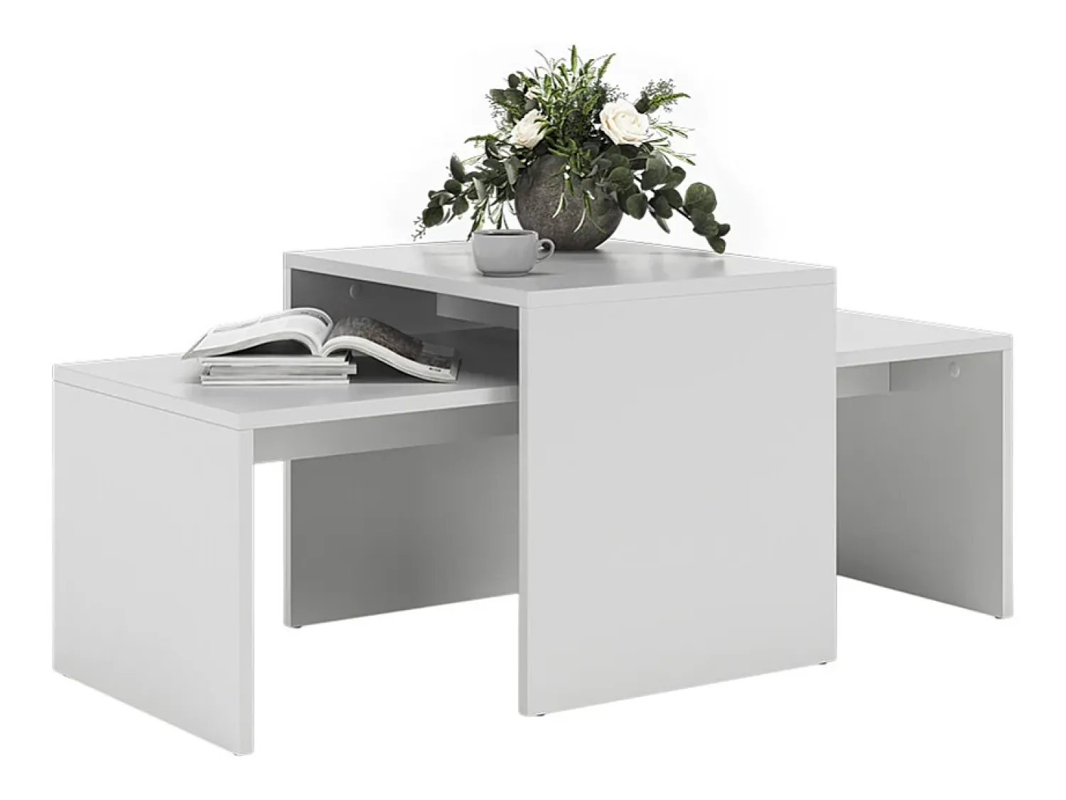 Vicco Couchtisch-Set 100x48x40.4 donat^ Mesa De Centro