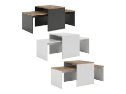 Vicco Couchtisch-Set 100x48x40.4 donat^ Mesa De Centro
