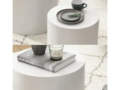 Vicco Couchtisch-Set 48x48x38 giva Branco