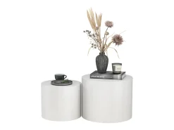 Vicco Couchtisch-Set 48x48x38 giva Branco
