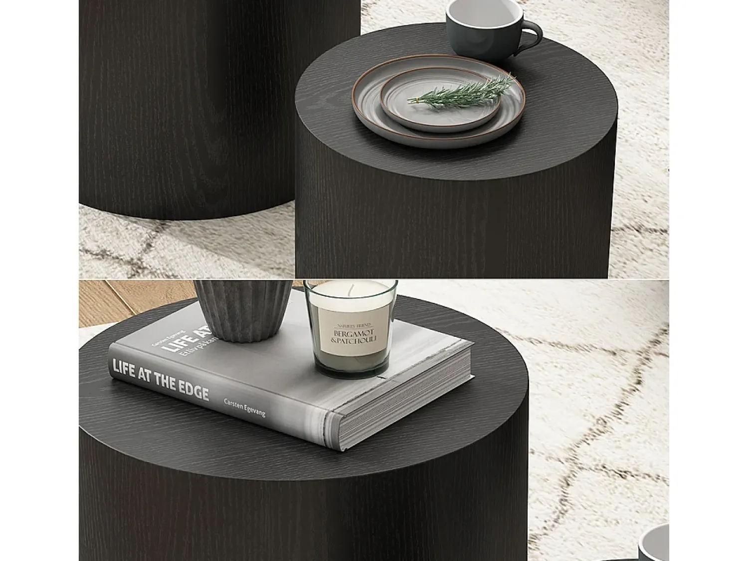 Vicco Couchtisch-Set 48x48x38 giva^ Mesa De Centro