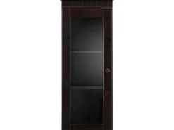 Vitrina*Loft24 Cubrix | Armário de parede 1 porta Castanho