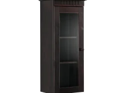 Vitrina*Loft24 Cubrix | Armário de parede 1 porta Castanho