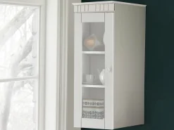 Clearance Loft24 Cubrix | Armário de parede 1 porta Branco