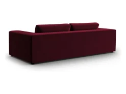 Sofá*CXL by Christian Lacroix - Sofá "Tendance" 4 lugares em veludo - 262x122x72cm Vermelho