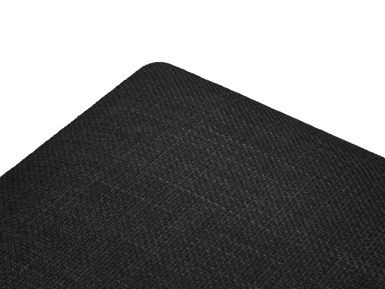 Sofá|CXL by Christian Lacroix - Sofá convertível de canto direito com caixa de arrumação "Yanis" 5 lugares em tecido estrutural cinza escuro - 280x170x80cm Cinza antracite