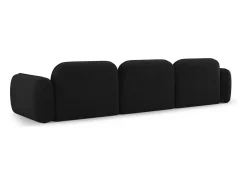 Online CXL by Christian Lacroix - Sofá modular "Lucien" 4 lugares em veludo carvão - 320x90x70cm Cinza antracite