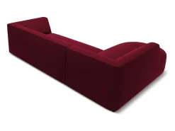 CXL by Christian Lacroix - Sofá de canto esquerdo "Charles" 4 lugares em veludo - 273x180x69cm^ Sofá