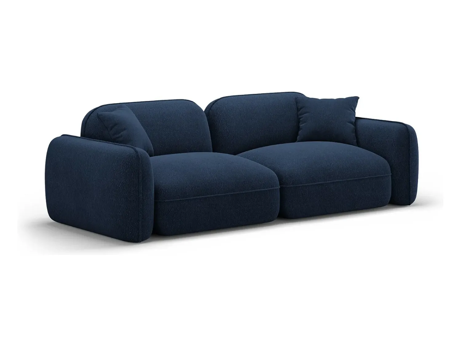 CXL by Christian Lacroix - Sofá modular "Lucien" 3 lugares em veludo - 230x90x70cm^ Sofá