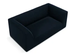 Sofá*CXL by Christian Lacroix - Sofá "Charles" 2 lugares em veludo - 174x92x69cm Azul escuro