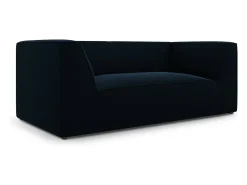 Sofá*CXL by Christian Lacroix - Sofá "Charles" 2 lugares em veludo - 174x92x69cm Azul escuro