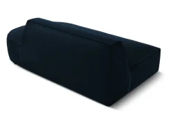 Sofá*CXL by Christian Lacroix - Sofá modular direito "Charles" 2 lugares em veludo - 181x93x69cm Azul escuro