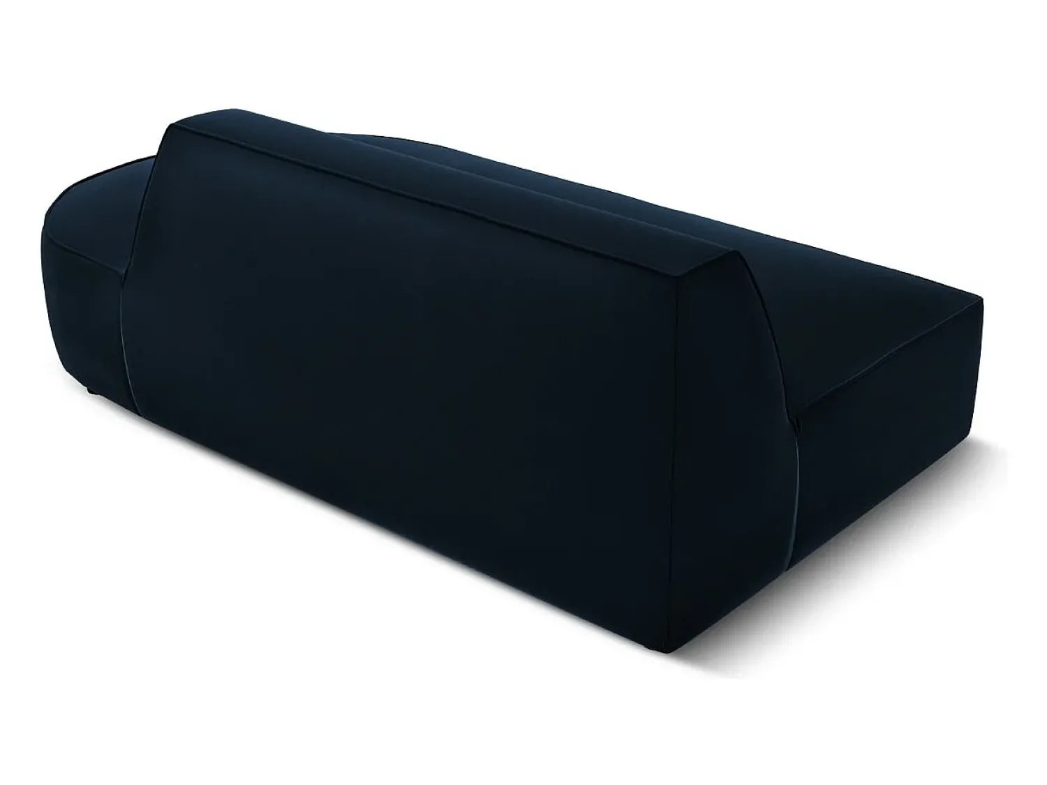 Sofá*CXL by Christian Lacroix - Sofá modular direito "Charles" 2 lugares em veludo - 181x93x69cm Azul escuro