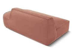 Sofá*CXL by Christian Lacroix - Sofá modular direito "Charles" 2 lugares em veludo - 181x93x69cm Rosa