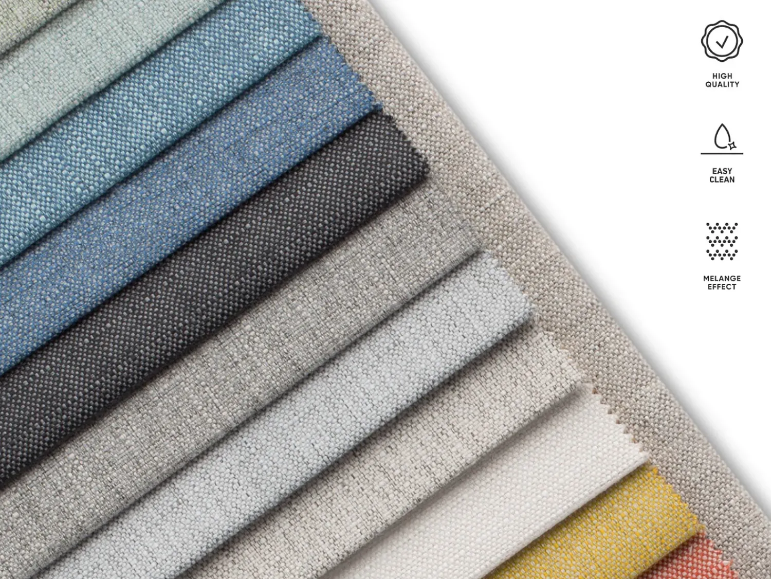Sofá*CXL by Christian Lacroix - Sofá "Tendance" 1,5 lugares em tecido estrutural cinza claro - 156x122x72cm Cinzento claro