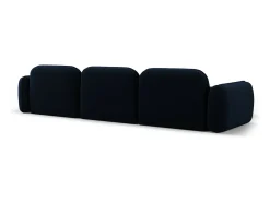 Sofá|CXL by Christian Lacroix - Sofá modular de canto esquerdo "Lucien" 4 lugares em veludo azul real - 320x165x70cm Azul escuro