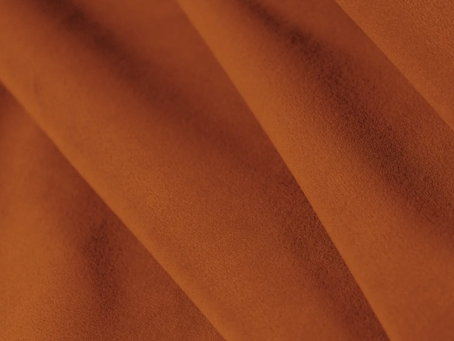 Sofá|CXL by Christian Lacroix - Sofá modular "Lorella" 5 lugares em veludo - 290x85x70cm Terracota
