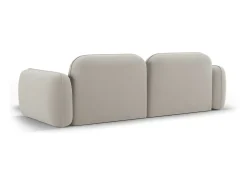 CXL by Christian Lacroix - Sofá modular de canto direito "Lucien" 3 lugares em veludo claro - 230x165x70cm^ Sofá