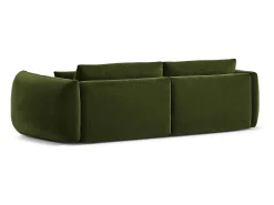 Sofá|CXL by Christian Lacroix - Sofá modular "Maurie" 4 lugares em veludo exército - 264x107x90cm Verde