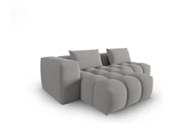 CXL by Christian Lacroix - Sofá modular de canto esquerdo "Lorella" 3 lugares em tecido estrutural escuro - 205x145x70cm^ Sofá