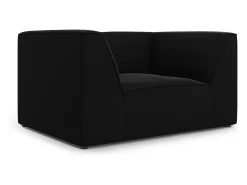 Best CXL by Christian Lacroix - Poltrona "Charles" em veludo - 120x92x69cm Preto