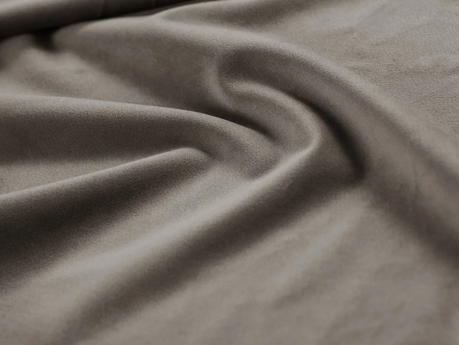 CXL by Christian Lacroix - Sofá modular "Maurie" 4 lugares em veludo concreto - 264x107x90cm^ Sofá