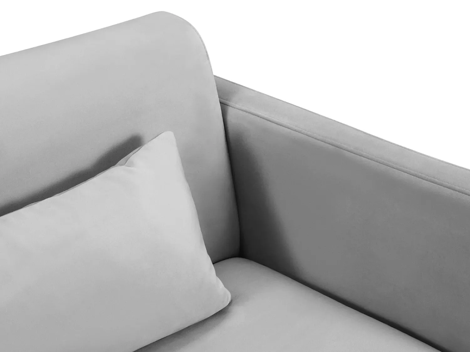 Sale CXL by Christian Lacroix - Sofá-cama "Yanis" 2 lugares em veludo cinza - 182x102x80cm Cinzento