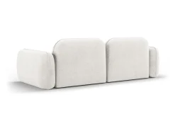 Sofá*CXL by Christian Lacroix - Sofá modular "Lucien" 3 lugares em veludo - 230x90x70cm Marfim