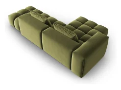 CXL by Christian Lacroix - Sofá modular de canto esquerdo "Lorella" 4 lugares em veludo - 265x145x70cm^ Sofá