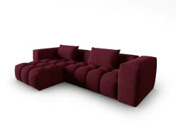 CXL by Christian Lacroix - Sofá modular de canto esquerdo "Lorella" 3 lugares em tecido estrutural - 260x145x70cm^ Sofá