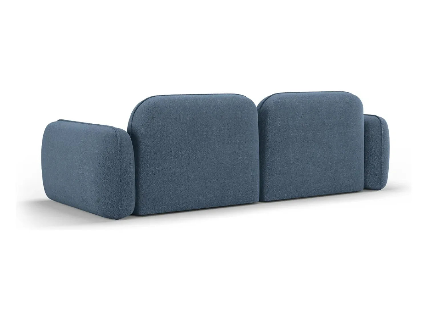 Sale CXL by Christian Lacroix - Sofá modular "Lucien" 3 lugares em veludo jeans - 230x90x70cm Azul